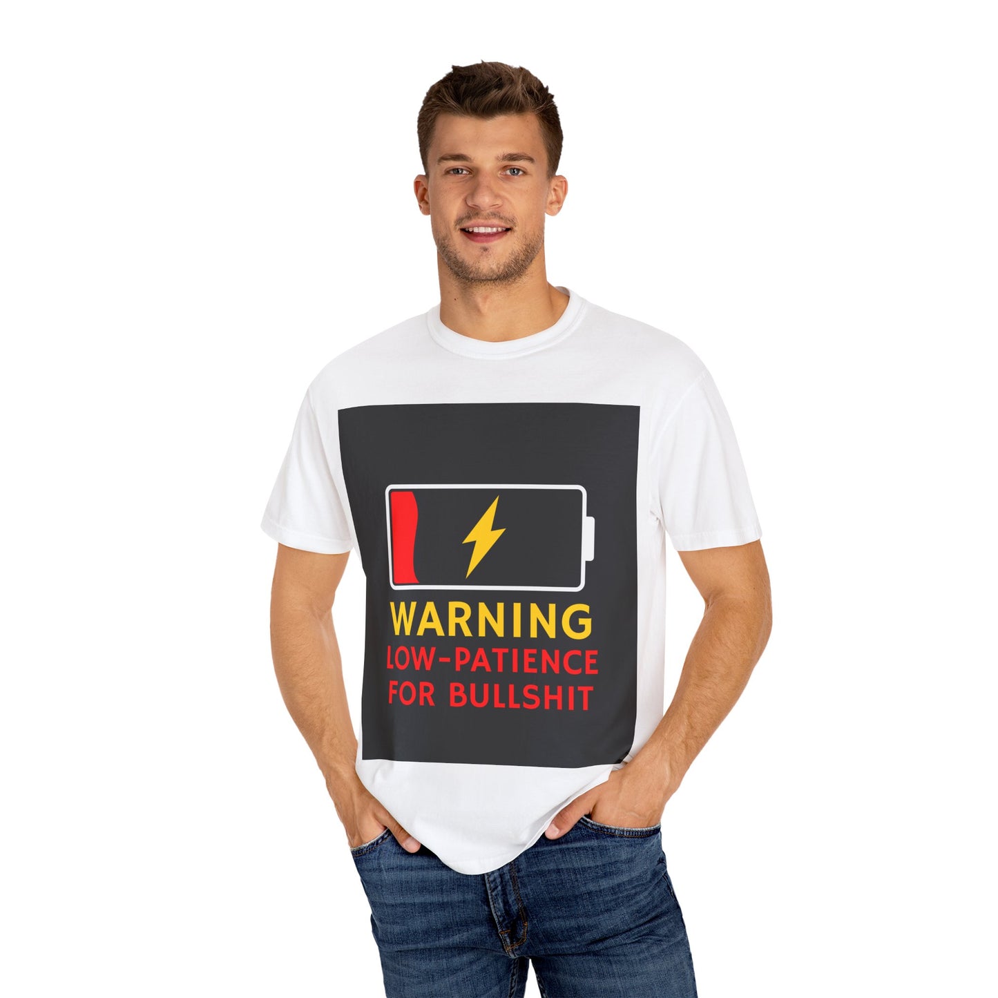 T-Shirt - Low patience for bullshit design