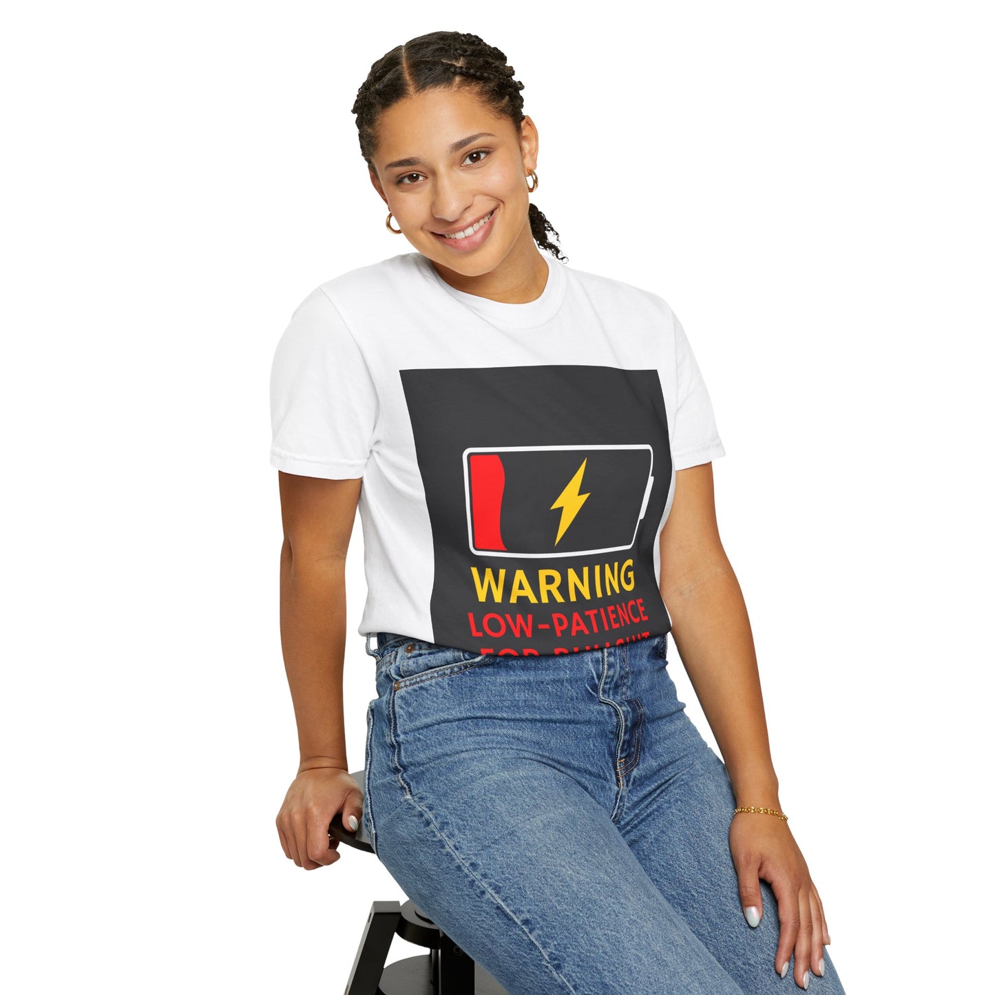 T-Shirt - Low patience for bullshit design