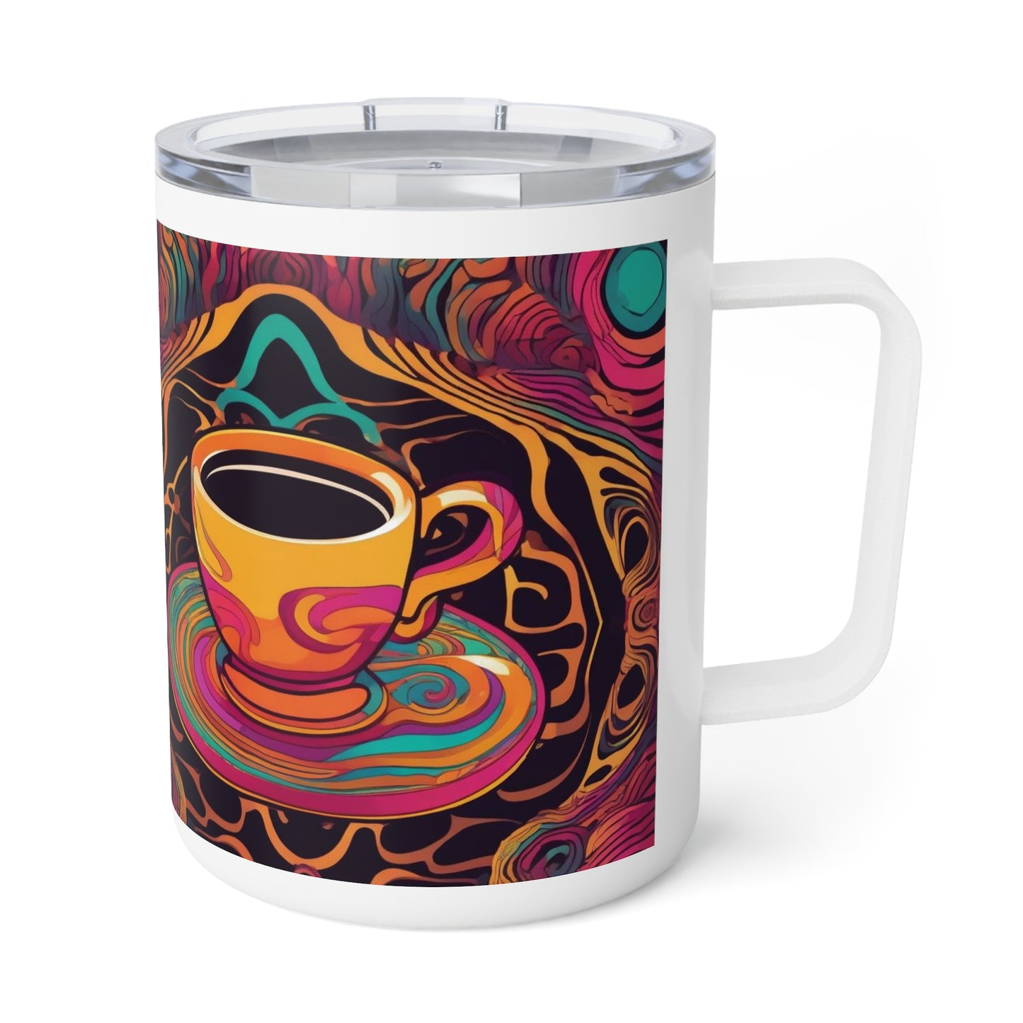 Insulated Coffee Mug, 10oz